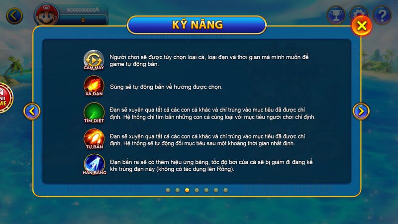 Các kỹ năng đặc biệt