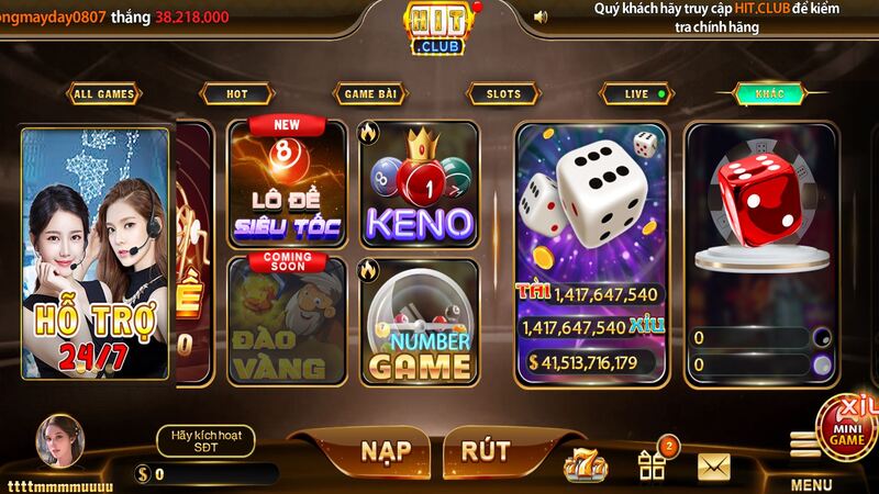 Cổng game HITCLUB