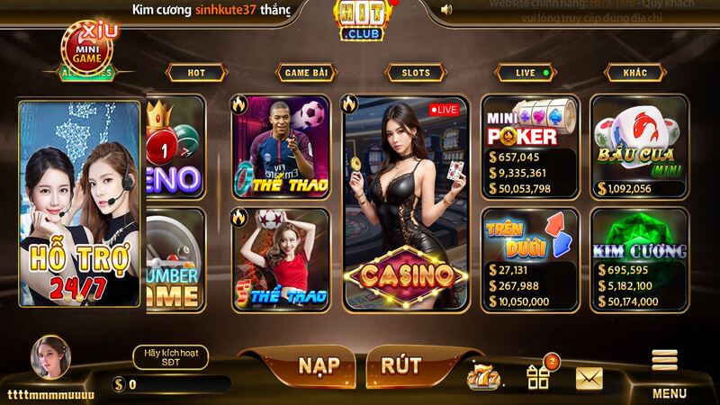 Cổng game HITCLUB quốc tế